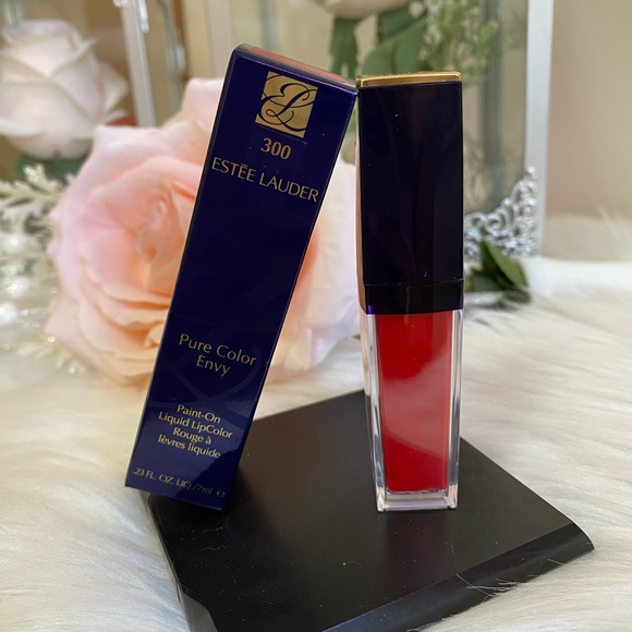 Estee Lauder Envy Liquid Matte  Lipstick 300 Poppy Sauvage 0.23 oz/ 7 ML - Picture 6 of 6